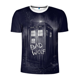 Мужская футболка 3D спортивная с принтом Doctor Who в Ухте, 100% полиэстер с улучшенными характеристиками | приталенный силуэт, круглая горловина, широкие плечи, сужается к линии бедра | bbc | dimension | dr who | jenna coleman | jodie whittaker | matt smith | relative | resolution | space | tardis | the doctor | time | галлифрей | джоди уиттакер | доктор кто | тардис