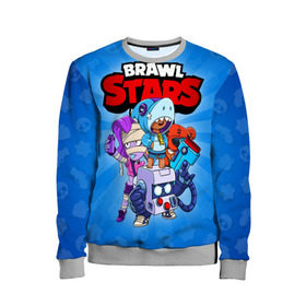 Детский свитшот 3D BRAWL STARS: в Ухте, 100% полиэстер | свободная посадка, прямой крой, мягкая тканевая резинка на рукавах и понизу свитшота | 8 bit | 8 бит | brawl stars | brawler | emz | leon | nita | бравл старз | бравлер | леон | нита | эмз