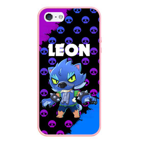 Чехол для iPhone 5/5S матовый Brawl Stars Leon Оборотень: в Ухте, Силикон | Область печати: задняя сторона чехла, без боковых панелей | brawl stars | brawl stars 8 bit | brawl stars crow | brawl stars crow phoenix | brawl stars l | brawl stars leon | brawl stars leon shark | brawl stars nita | brawl stars robot spike | brawl stars spike | бравл старс | бравла старс | браво с
