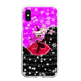 Чехол для iPhone XS Max матовый с принтом Hazbin Hotel в Ухте, Силикон | Область печати: задняя сторона чехла, без боковых панелей | hazbin | hazbin hotel | hotel | мюзикл | отель хазбин | хазбин