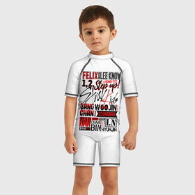 Детский купальный костюм 3D с принтом Stray Kids в Ухте, Полиэстер 85%, Спандекс 15% | застежка на молнии на спине | 3racha | i.n | jyp nation | k pop | kpop | skz | stray kids | к поп | кпоп | ли ноу | скз | страй кидс | стрэй кидс | сынмина | уджин | феликса | хана | хёнджина | чана | чанбина