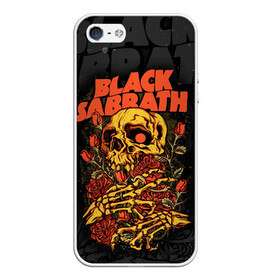 Чехол для iPhone 5/5S матовый с принтом Black Sabbath в Ухте, Силикон | Область печати: задняя сторона чехла, без боковых панелей | black sabbath | hard rock | heavy metal | блэк сабат | группы | метал | музыка | оззи осборн | рок | хард рок | хэви метал