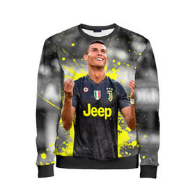 Детский свитшот 3D с принтом Криштиану Роналду Juventus в Ухте, 100% полиэстер | свободная посадка, прямой крой, мягкая тканевая резинка на рукавах и понизу свитшота | Тематика изображения на принте: champions | cristiano | cristiano ronaldo | football | juventus | ronaldo | soccer | uefa | world cup | криштиану | криштиану роналду | лига чемпионов | роналду | футбол | юве | ювентус
