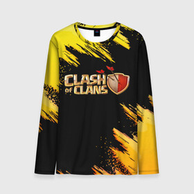 Мужской лонгслив 3D с принтом Clash of Clans в Ухте, 100% полиэстер | длинные рукава, круглый вырез горловины, полуприлегающий силуэт | clash of clans | clash royale | game | supercell | детская | детям | игра | клаш оф кланс | клэш оф кланс | компьютерна игра