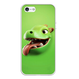 Чехол для iPhone 5/5S матовый Clash of Clans: в Ухте, Силикон | Область печати: задняя сторона чехла, без боковых панелей | clash of clans | clash royale | game | supercell | детская | детям | игра | клаш оф кланс | клэш оф кланс | компьютерна игра | пекка