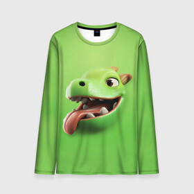 Мужской лонгслив 3D с принтом Clash of Clans в Ухте, 100% полиэстер | длинные рукава, круглый вырез горловины, полуприлегающий силуэт | clash of clans | clash royale | game | supercell | детская | детям | игра | клаш оф кланс | клэш оф кланс | компьютерна игра | пекка