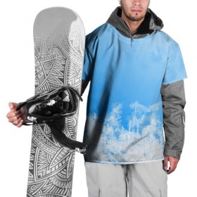 Накидка на куртку 3D с принтом Замершая футболка в Ухте, 100% полиэстер |  | 