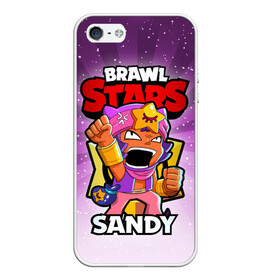 Чехол для iPhone 5/5S матовый BRAWL STARS SANDY: в Ухте, Силикон | Область печати: задняя сторона чехла, без боковых панелей | brawl stars | brawl stars sandy | brawler | sandy | бравл старз | бравлер | сэнди