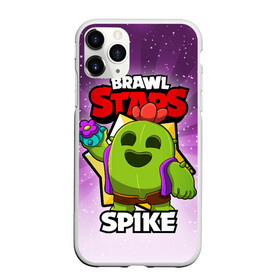 Чехол для iPhone 11 Pro матовый с принтом BRAWL STARS SPIKE в Ухте, Силикон |  | brawl stars | brawl stars spike | brawler | spike | бравл старз | бравлер | спайк