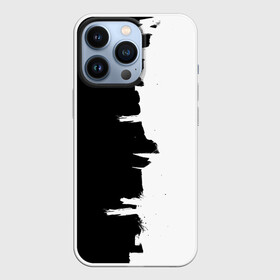Чехол для iPhone 13 Pro с принтом Черным по белому в Ухте,  |  | Тематика изображения на принте: black | white | белый | инь | чб | черный | янь