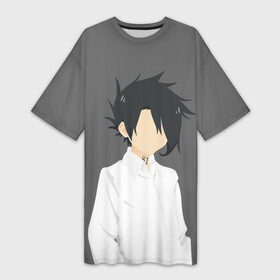 Платье-футболка 3D с принтом Ray в Ухте,  |  | neverland | ray | the promised neverland | yakusoku no neverland | неверленд | неверлэнд | обещанный неверленд | рей | рэй