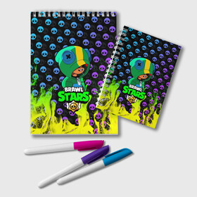 Блокнот с принтом Brawl Stars LEON в Ухте, 100% бумага | 48 листов, плотность листов — 60 г/м2, плотность картонной обложки — 250 г/м2. Листы скреплены удобной пружинной спиралью. Цвет линий — светло-серый
 | brawl | brawl stars | crow | leon | stars | бравл | бравл старс | браво старс | игра | компьютерная | кров | леон | онлайн | старс