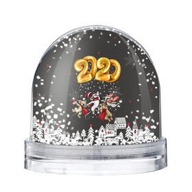 Снежный шар Новый 2020 год: в Ухте, Пластик | Изображение внутри шара печатается на глянцевой фотобумаге с двух сторон |