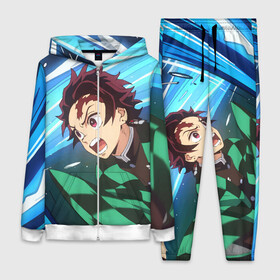 Женский костюм 3D с принтом Клинок рассекающий демонов в Ухте,  |  | anime | demon slayer | kimetsu no yaiba | nezuko | tanjiro | аниме | клинок рассекающий демонов | клинок уничтожающий демонов | манга | нэдзуко | тандзиро