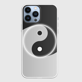 Чехол для iPhone 13 Pro Max с принтом Инь   янь (с двух сторон) в Ухте,  |  | Тематика изображения на принте: black | signs | white. | ying   yang | белый | знаки | инь   янь | чёрный