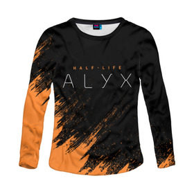 Женский лонгслив 3D с принтом HALF-LIFE: ALYX в Ухте, 100% полиэстер | длинные рукава, круглый вырез горловины, полуприлегающий силуэт | alex | alyx | freeman | g man | gman | gordon | half | half life | halflife | life | valve | алекс | аликс | вальв | вэльв | гордон | джи | лайф | мен | фримен | халф | халф лайф | халфлайф