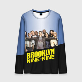 Мужской лонгслив 3D с принтом Brooklyn Nine-Nine в Ухте, 100% полиэстер | длинные рукава, круглый вырез горловины, полуприлегающий силуэт | 9 9 | 99 | andy | beatriz | brooklyn | detective | diaz | jake | nine nine | peralta | rosa | samberg | stephanie | беатрис | бруклин | детектив | джейк | перальта | роза | стефани | сэмберг | энди