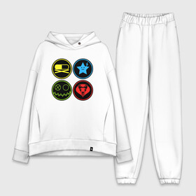 Женский костюм хлопок Oversize с принтом KILLJOYS в Ухте,  |  | black parade | killjoy | mcr | my chemical romance | килджой
