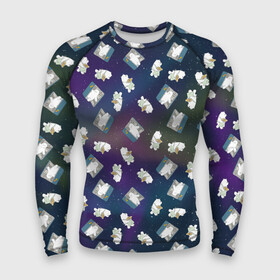 Мужской рашгард 3D с принтом ICe bear (pattern) в Ухте,  |  | baby bears | bare bears | charle and bears | dsgngerzen | grizz | iсebear | panda | panpan | selfie panpan | vdgerir | вся правда о медведях