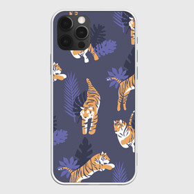 Чехол для iPhone 12 Pro Тигриный прайд: в Ухте, силикон | область печати: задняя сторона чехла, без боковых панелей | lion | tiger | гепард | дикие кошки | животные | кот | кошки | лев | пантера | тигр | тигры