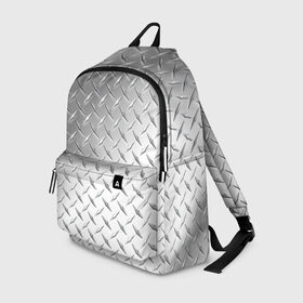 Рюкзак 3D Рифлёный металл: в Ухте, 100% полиэстер | лямки с регулируемой длиной, сверху петелька, чтобы рюкзак можно было повесить на вешалку. Основное отделение закрывается на молнию, как и внешний карман. Внутри два дополнительных кармана, один из которых закрывается на молнию. По бокам два дополнительных кармашка | металл рифлёный железо блеск текстура