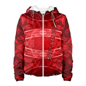 Женская куртка 3D с принтом SpaceX в Ухте, ткань верха — 100% полиэстер, подклад — флис | прямой крой, подол и капюшон оформлены резинкой с фиксаторами, два кармана без застежек по бокам, один большой потайной карман на груди. Карман на груди застегивается на липучку | boca chica | cybertruck | elon reeve musk | falcon 9 | model 3 | space x | spacex starship | tech | technology | tesla | илон маск | космический корабль | тесла