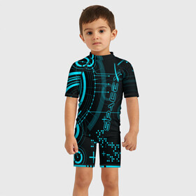 Детский купальный костюм 3D  SpaceX: в Ухте, Полиэстер 85%, Спандекс 15% | застежка на молнии на спине | boca chica | cybertruck | elon reeve musk | falcon 9 | model 3 | space x | spacex starship | tech | technology | tesla | илон маск | космический корабль | тесла