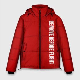 Мужская зимняя куртка 3D Снять перед полетом: в Ухте, верх — 100% полиэстер; подкладка — 100% полиэстер; утеплитель — 100% полиэстер | длина ниже бедра, свободный силуэт Оверсайз. Есть воротник-стойка, отстегивающийся капюшон и ветрозащитная планка. 
Боковые карманы с листочкой на кнопках и внутренний карман на молнии. | aviation | before | flight | pilot | remove | авиация | летчик | летчику | пилот | пилоту | полетом | снять