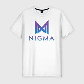 Мужская футболка хлопок Slim с принтом Nigma esports в Ухте, 92% хлопок, 8% лайкра | приталенный силуэт, круглый вырез ворота, длина до линии бедра, короткий рукав | Тематика изображения на принте: gh | kuroky | mind_control | miracle | nigma | w33 | виха | гх | джиейч | дота | дота 2 | игра | интернешнл | киберспорт | куро | майнд контрол | миракл | нигма