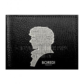 Обложка для студенческого билета с принтом Bored sherlock в Ухте, натуральная кожа | Размер: 11*8 см; Печать на всей внешней стороне | Тематика изображения на принте: 221b | bbc | benedict cumberbatch | john watson | mark gatiss | martin freeman | sherlock holmes | steven moffat | бейкер | джон ватсон | мориарти | стрит | шерлок