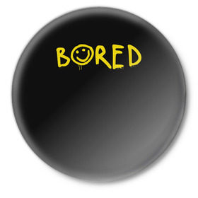 Значок с принтом Sherlock Bored в Ухте,  металл | круглая форма, металлическая застежка в виде булавки | Тематика изображения на принте: 221b | bbc | benedict cumberbatch | john watson | mark gatiss | martin freeman | sherlock holmes | steven moffat | бейкер | джон ватсон | мориарти | стрит | шерлок