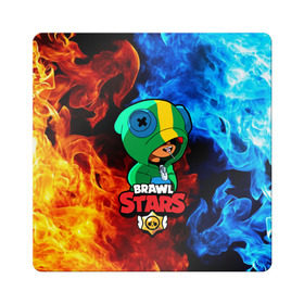 Магнит виниловый Квадрат с принтом Brawl Stars LEON в Ухте, полимерный материал с магнитным слоем | размер 9*9 см, закругленные углы | Тематика изображения на принте: 8 bit | 8 бит | brawl | brawl stars | crow | leon | stars | бравл | бравл старс | браво старс | игра | компьютерная | кров | леон | огонь | онлайн | пламя | старс