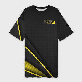 Платье-футболка 3D Mass Effect N7: в Ухте,  |  | andromeda | bioware | n7 | shepard | shooter | геты | жнецы | инженер | масс эффект | разведчик | солдат | страж | цербер | штурмовик | шутер