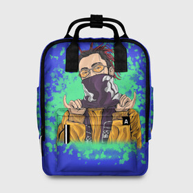 Женский рюкзак 3D с принтом GONE.Fludd 3D в Ухте, 100% полиэстер | лямки с регулируемой длиной, сверху ручки, чтобы рюкзак нести как сумку. Основное отделение закрывается на молнию, как и внешний карман. Внутри два дополнительных кармана, один из которых закрывается на молнию. По бокам два дополнительных кармашка, куда поместится маленькая бутылочка
 | Тематика изображения на принте: action | gone fludd | hip hop | hiphop | light | music | rap | swag | young | молодой | молодость | музыка | мята | рэп | свежесть | светлый | флад | хип хоп | хипхоп | чуитс | швепс | экшн | экшон