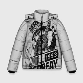 Зимняя куртка для мальчиков 3D NJPW WILL OSPREAY Grey: в Ухте, ткань верха — 100% полиэстер; подклад — 100% полиэстер, утеплитель — 100% полиэстер | длина ниже бедра, удлиненная спинка, воротник стойка и отстегивающийся капюшон. Есть боковые карманы с листочкой на кнопках, утяжки по низу изделия и внутренний карман на молнии. 
Предусмотрены светоотражающий принт на спинке, радужный светоотражающий элемент на пуллере молнии и на резинке для утяжки | njpw willospreay