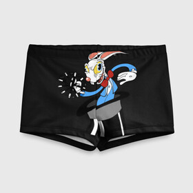 Детские купальные плавки 3D с принтом Cuphead - Хопус Покус в Ухте, Полиэстер 85%, Спандекс 15% | Слитный крой, подклад по переду изделия, узкие бретели | cuphead | покус | хопус