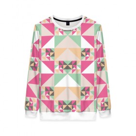 Женский свитшот 3D Геометрическая иллюзия: в Ухте, 100% полиэстер с мягким внутренним слоем | круглый вырез горловины, мягкая резинка на манжетах и поясе, свободная посадка по фигуре |