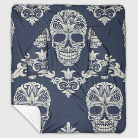 Плед с рукавами Череп из узоров: в Ухте, 100% полиэстер | Закругленные углы, все края обработаны. Ткань не мнется и не растягивается. Размер 170*145 |