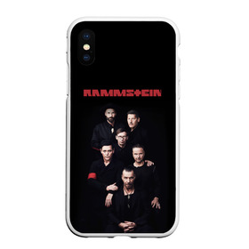 Чехол для iPhone XS Max матовый Rammstein: в Ухте, Силикон | Область печати: задняя сторона чехла, без боковых панелей | kruspe | lindemann | metal | oliver | rammstein | richard | riedel | rock | till | кристиан | круспе | линдеманн | лоренц | метал | оливер | рамштайн | ридель | рихард | рок | тилль