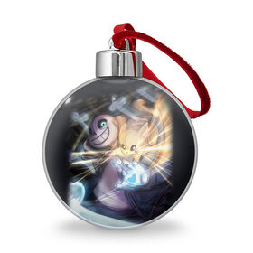 Ёлочный шар с принтом UNDERTALE в Ухте, Пластик | Диаметр: 77 мм | chara | frisk | sans | undertale | андертале | андертейл | игра | пика | пикачу | подземная история | подземная сказка | покемон | санс | ундертале | фриск | чара