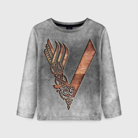 Детский лонгслив 3D vikings: в Ухте, 100% полиэстер | длинные рукава, круглый вырез горловины, полуприлегающий силуэт
 | nord | north | vikings | викинги | норвегия | север | скандинавия