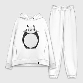 Женский костюм хлопок Oversize с принтом Panda Totoro в Ухте,  |  | forest | friend | ghibli | japan | keeper | miyazaki | nature | neigbor | neighbour | panda | totoro | анимация | аниме | гибли | друг | животные | лес | любовь | милый | мир | миядзаки | мульт | мультфильм | панда | приключения | природа | сказка