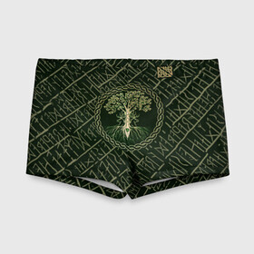 Детские купальные плавки 3D Дерево жизни: в Ухте, Полиэстер 85%, Спандекс 15% | Слитный крой, подклад по переду изделия, узкие бретели | дерево | жизни | иггдрасиль | культура | славяне