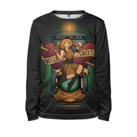 Детский лонгслив 3D с принтом Doctor Who в Ухте, 100% полиэстер | длинные рукава, круглый вырез горловины, полуприлегающий силуэт
 | bbc | dimension | dr who | jenna coleman | jodie whittaker | matt smith | relative | resolution | space | tardis | the doctor | time | галлифрей | джоди уиттакер | доктор кто | тардис