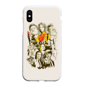 Чехол для iPhone XS Max матовый с принтом КВЕНТИН ТАРАНТИНО в Ухте, Силикон | Область печати: задняя сторона чехла, без боковых панелей | tarantino | квентин тарантино | тарантино