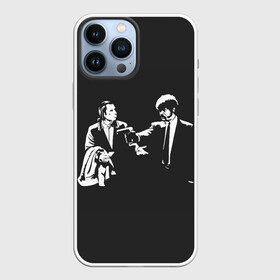 Чехол для iPhone 13 Pro Max Криминальное Чтиво: в Ухте,  |  | meme | memes | pulp fiction | quentin | reservoir dogs | tarantino | бешеные псы | квентин | криминальное чтиво | мем | мемы | тарантино