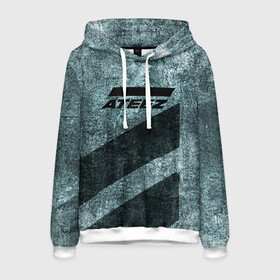 Мужская толстовка 3D с принтом Ateez в Ухте, 100% полиэстер | двухслойный капюшон со шнурком для регулировки, мягкие манжеты на рукавах и по низу толстовки, спереди карман-кенгуру с мягким внутренним слоем. | ateez | atiny | destiny | k pop | kpop | kq fellaz | атеез | атез | атэз | ёсан | к поп | кпоп | минки | сан | сонхва | тин поп | уён | хонджун | чонхо | эйтиз | эйтини | юнхо