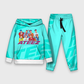 Детский костюм 3D (с толстовкой) с принтом Ateez в Ухте,  |  | ateez | atiny | destiny | k pop | kpop | kq fellaz | атеез | атез | атэз | ёсан | к поп | кпоп | минки | сан | сонхва | тин поп | уён | хонджун | чонхо | эйтиз | эйтини | юнхо