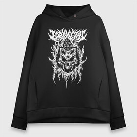 Женское худи Oversize хлопок с принтом BABYMETAL в Ухте, френч-терри — 70% хлопок, 30% полиэстер. Мягкий теплый начес внутри —100% хлопок | боковые карманы, эластичные манжеты и нижняя кромка, капюшон на магнитной кнопке | babymetal | j pop | бэбиметал | две девушки | дэт метал | каваий метал | моа кикути | судзука накамото | хеви метал | юи мидзуно | японская группа