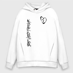 Мужское худи Oversize хлопок с принтом BAD VIBES FOREVER в Ухте, френч-терри — 70% хлопок, 30% полиэстер. Мягкий теплый начес внутри —100% хлопок | боковые карманы, эластичные манжеты и нижняя кромка, капюшон на магнитной кнопке | bad | forever | tentacion | vibes | xtentacion | xxxtentacion | икс | тентасьён | тентасьон
